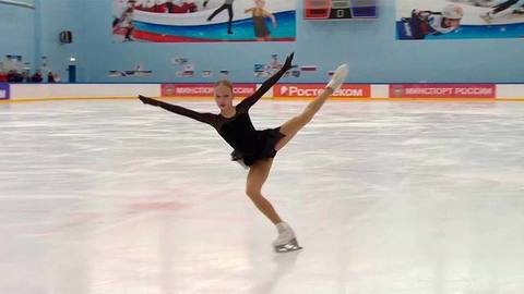 Алена Принева. Произвольная программа. Контрольные прокаты сборной России по фигурному катанию среди юниоров 2024