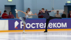 Варвара Черемных — Андрей Рудь. Произвольная программа. Контрольные прокаты сборной России по фигурному катанию среди юниоров 2024