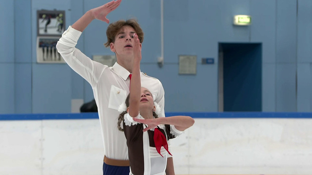 Кира Доможирова — Илья Вегера. Произвольная программа. Контрольные прокаты сборной России по фигурному катанию среди юниоров 2024