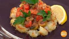 Стейк из цветной капусты с овощным соусом. Доброе утро. Фрагмент 