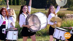 Барабанное шоу KaYa поздравляет в наступающим Днем знаний. Доброе утро. Суббота. Фрагмент