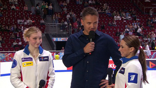 «Впечатления отличные, ну, кроме прокатов». Софья Муравьева и Ксения Синицына о произвольных программах. Контрольные прокаты сборной России по фигурному катанию 2024