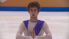 Марк Кондратюк прыгнул пять четверных и два трикселя. Произвольная программа. Контрольные прокаты сборной России по фигурному катанию 2024