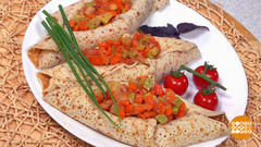 Сосиска-лодочка с овощами. Доброе утро. Фрагмент 