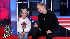 «Люблю песни Юлианны Карауловой». Арина Рузманова. Интервью после Слепых прослушиваний. Голос.Дети 11