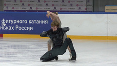 Мария Фефелова — Артем Валов. Произвольный танец. Юниоры. Москва. Гран-при России по фигурному катанию 2024/25