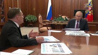 Об уникальных разработках Владимиру Путину рассказал глава госкорпорации «Росатом» Алексей Лихачев