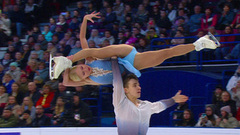 Анастасия Мухортова — Дмитрий Евгеньев. Короткая программа. Магнитогорск. Гран-при России по фигурному катанию 2024/25