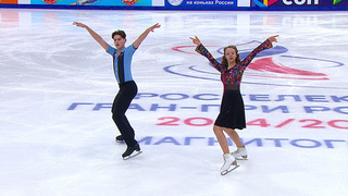 Дарья Лунина — Андрей Акулов. Ритм-танец. Магнитогорск. Гран-при России по фигурному катанию 2024/25