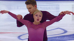 Анастасия Мухортова — Дмитрий Евгеньев. Произвольная программа. Магнитогорск. Гран-при России по фигурному катанию 2024/25