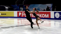 Елизавета Ростилова — Денис Ауров. Ритм-танец. Юниоры. Казань. Гран-при России по фигурному катанию 2024/25