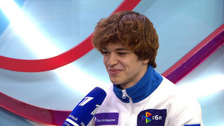 «Идея принадлежит Егору Мурашову». Владислав Дикиджи о короткой программе. Казань. Гран-при России по фигурному катанию 2024/25