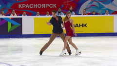 Василиса Кагановская — Максим Некрасов. Ритм-танец. Красноярск. Гран-при России по фигурному катанию 2024/25