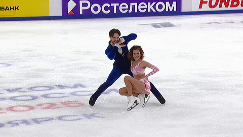 Елизавета Худайбердиева — Егор Базин. Ритм-танец. Красноярск. Гран-при России по фигурному катанию 2024/25