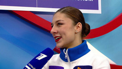 «Перед заходом на флип я посмотрела прямо на Аню Щербакову». Анна Фролова о коротком прокате. Красноярск. Гран-при России по фигурному катанию 2024/25