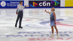 Анастасия Мухортова — Дмитрий Евгеньев. Короткая программа. Красноярск. Гран-при России по фигурному катанию 2024/25