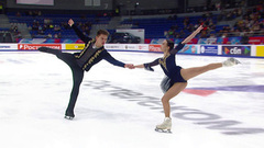 Алиса Блинникова — Алексей Карпов. Короткая программа. Красноярск. Гран-при России по фигурному катанию 2024/25