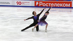 Анна Коломенская — Артем Фролов. Произвольный танец. Красноярск. Гран-при России по фигурному катанию 2024/25