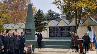 В Венгрии открыли мемориал советским воинам