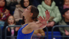 Ксения Гущина. Произвольная программа. Москва. Гран-при России по фигурному катанию 2024/25