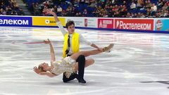 Вероника Шульпина — Глеб Солович. Произвольный танец. Москва. Гран-при России по фигурному катанию 2024/25