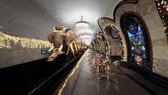 Новогодние белки и слоны. «Перрон». Новый год с Первым