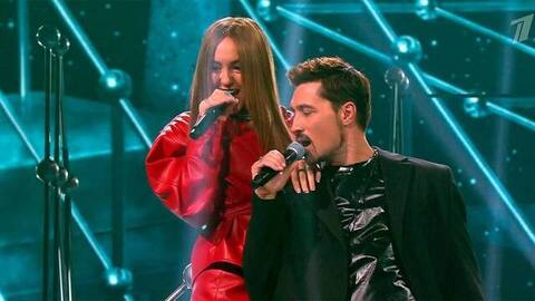 Дима Билан и Мари Краймбрери. «It’s My Life». Новогодняя ночь на Первом. Фрагмент выпуска от 31.12.2024