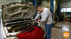 Если в машине сел аккумулятор... Доброе утро. Фрагмент 