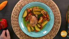 Курица с яблоками от Марии Суровой. Доброе утро. Фрагмент 