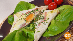 Готовим ленивые хачапури в лаваше. Доброе утро. Фрагмент