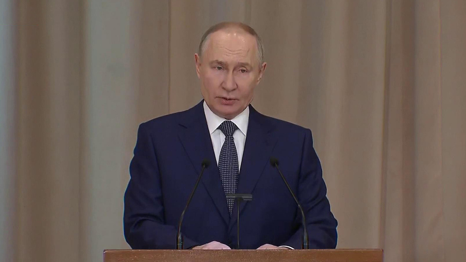 Владимир Путин в Верховном суде проводит совещание с судьями