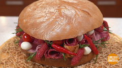 Готовим бургер. Настоящий мужской бургер! Доброе утро. Суббота. Фрагмент 