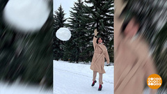 Фотосессия со «снежками». Доброе утро. Суббота. Фрагмент 