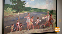 «Александр Дейнека. Певец новой жизни». Выставка в Русском музее. Доброе утро. Фрагмент