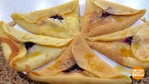 Блины без яиц, молока и масла! Доброе утро. Фрагмент