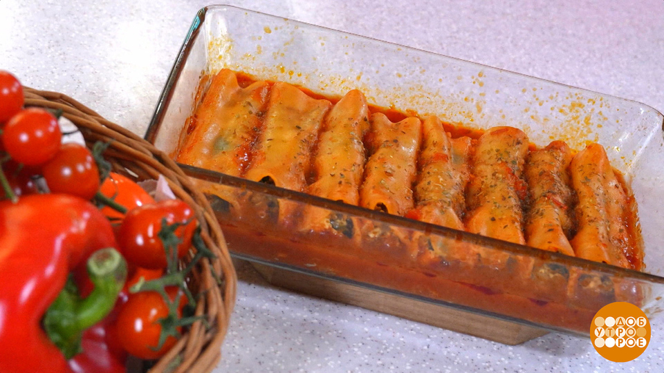 Каннеллони с грибами: вкусно и постно! Доброе утро. Фрагмент выпуска от 03.03.2025