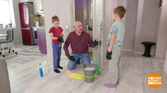 Папа вам не мама, он подарит маме праздник! Доброе утро. Суббота. Фрагмент 