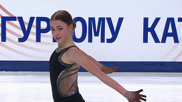 Софья Важнова. Короткая программа. Т-Банк Кубок Первого канала по фигурному катанию 2025