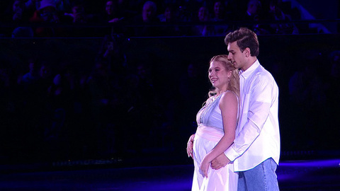 Александра Трусова и Макар Игнатов объявили, что ждут ребенка. Турнир шоу-программ «Русский вызов» 2025