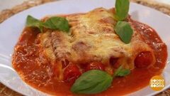 Готовим каннеллони с сыром и томатами. Доброе утро. Фрагмент