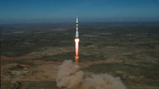 Несколько минут назад с космодрома Байконур стартовала «Ракета Победы»