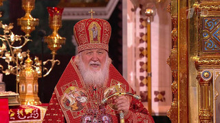 В храме Христа Спасителя Божественную литургию провел патриарх