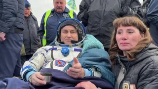 Первыми словами Алексея Овчинина на Земле стало пасхальное поздравление