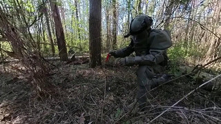 На освобожденной территории Курской области службу несут военные полицейские и саперы