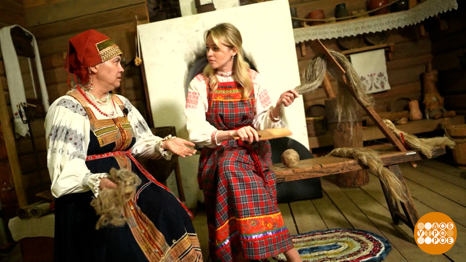 Смоленский лен и вышивка: от истоков до наших дней. Доброе утро. Фрагмент выпуска от 24.04.2025