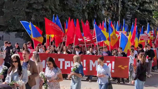 Блок «Победа» провел первомайские акции в Молдавии, несмотря на сопротивление властей