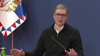 Президент Сербии Александр Вучич пока остается в военном госпитале в Белграде