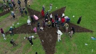 В парке «Патриот» ко Дню Победы создана уникальная ландшафтная композиция