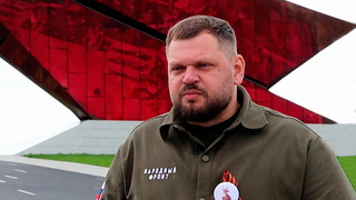 Военкор Первого канала Дмитрий Кулько зажег «Огонь Победы» в Курской области