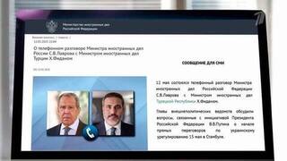 Главы МИД России и Турции обсудили инициативу Владимира Путина о переговорах в Стамбуле